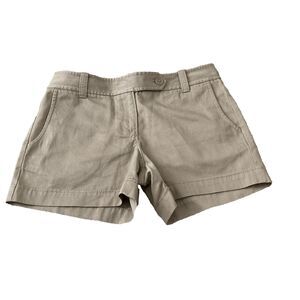 NEW Ann Taylor LOFT | Marisa Shorts Womens Size 2 Khaki Chino w/ 4” Inseam * NWT